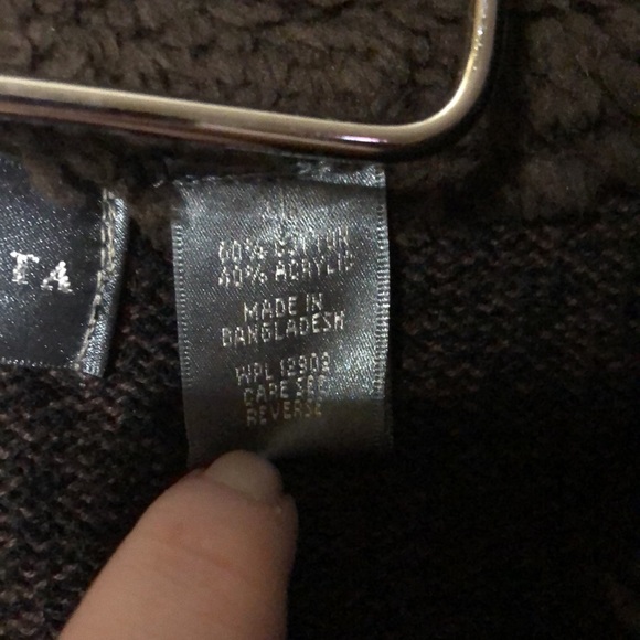 Oscar de la renta 1/2 zip pull over sweater - Picture 6 of 7